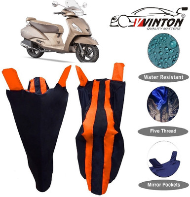 V VINTON Two Wheeler Cover for TVS(Jupiter classic, Multicolor)