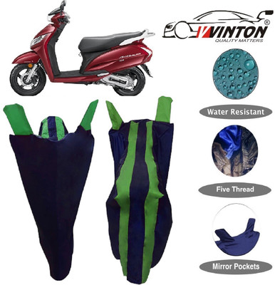 Mdstar Waterproof Two Wheeler Cover for Honda(Activa 125, Green)