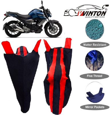 V VINTON Two Wheeler Cover for Yamaha(FZ S V3.0 FI, Red, Blue)