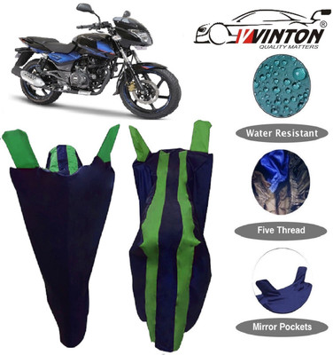 V VINTON Two Wheeler Cover for Bajaj(Pulsar 180 DTS-i, Green)
