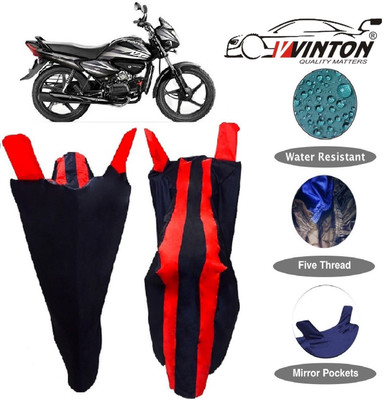 V VINTON Two Wheeler Cover for Hero(Splendor NXG, Red)