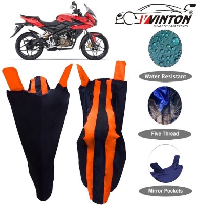 V VINTON Two Wheeler Cover for Bajaj(Pulsar AS 150, Multicolor)