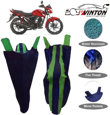 V VINTON Two Wheeler Cover for Suzuki(Sling Shot Plus, Green)