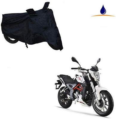 saanvi Two Wheeler Cover for DSK Benelli(TNT 25, Black)