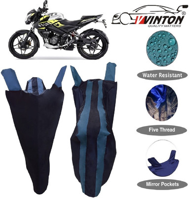V VINTON Two Wheeler Cover for Bajaj(Pulsar 160 NS DTS-i, Blue)