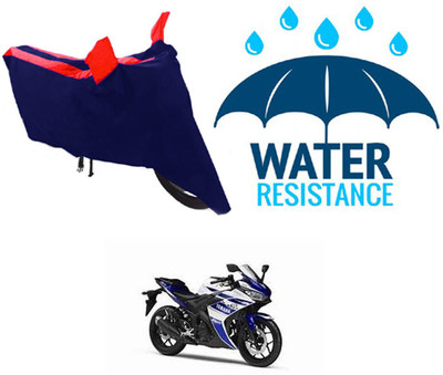 RONISH Waterproof Two Wheeler Cover for Yamaha(YZF R25, Blue, Red)