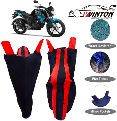 V VINTON Two Wheeler Cover for Yamaha(FZ-S, Red, Blue)