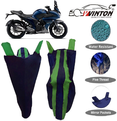 V VINTON Two Wheeler Cover for Yamaha(Fazer, Green)