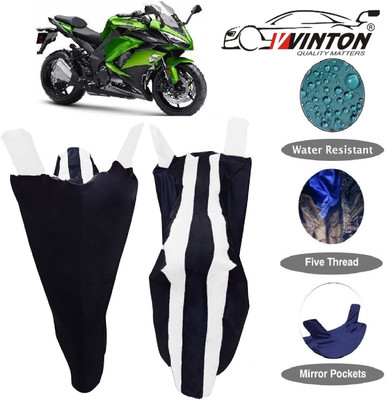 V VINTON Two Wheeler Cover for Kawasaki(Ninja 1000, White)