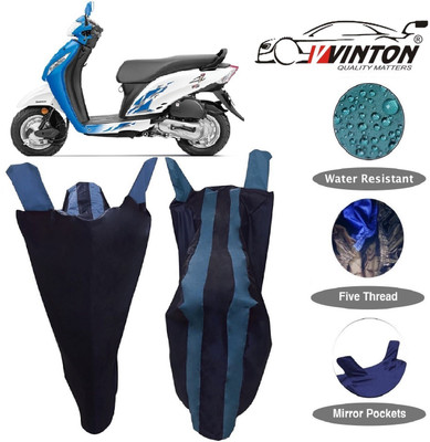 V VINTON Two Wheeler Cover for Honda(Activa i, Blue)