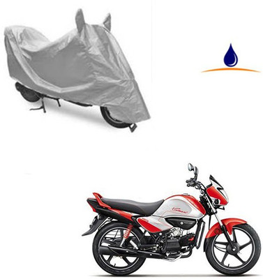 Pecko Two Wheeler Cover for Hero(Splendor I Smart, Silver)