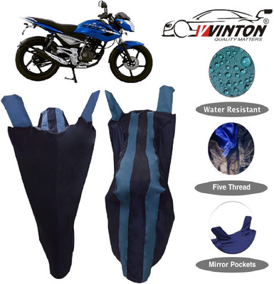 V VINTON Two Wheeler Cover for Bajaj(XCD 125cc, Blue)