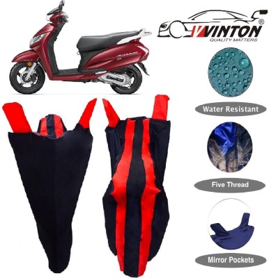 V VINTON Two Wheeler Cover for Honda(Activa 125, Red)