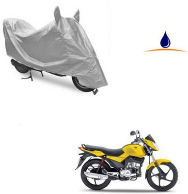 Pecko Two Wheeler Cover for Mahindra(Stallio, Silver)