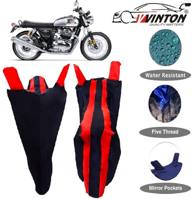 V VINTON Two Wheeler Cover for Royal Enfield(Interceptor 650, Red)