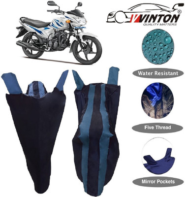 V VINTON Two Wheeler Cover for Suzuki(Hayate, Blue)
