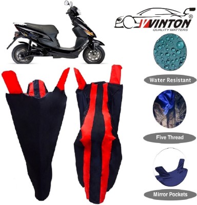 V VINTON Two Wheeler Cover for Hero(Electric Cruz, Red)