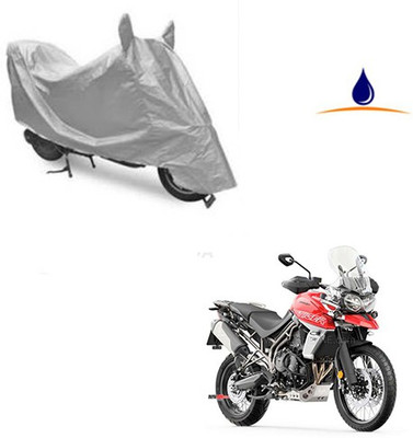 Pecko Two Wheeler Cover for Triumph(Tiger 800 XCA, Silver)