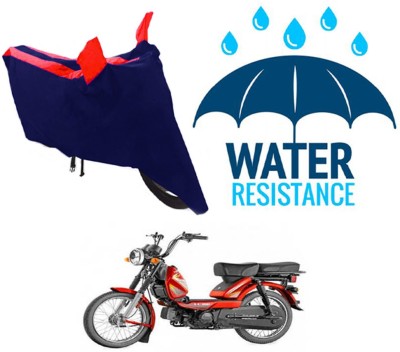 RONISH Waterproof Two Wheeler Cover for TVS(Heavy Duty Super XL, Blue, Red)