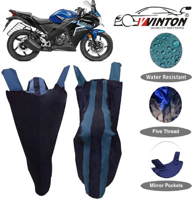 V VINTON Two Wheeler Cover for Honda(CBR 150R, Blue)