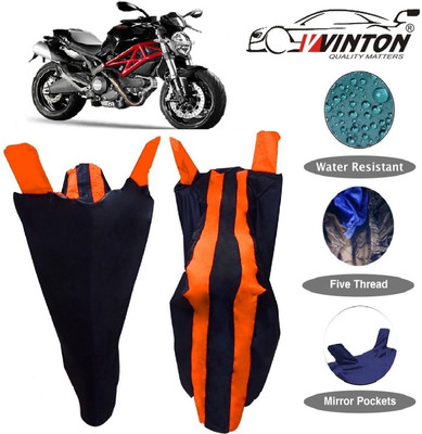 V VINTON Two Wheeler Cover for Ducati(Monster 796 S2R, Orange)