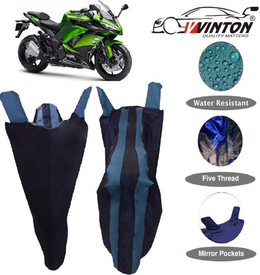 V VINTON Two Wheeler Cover for Kawasaki(Ninja 1000, Blue)