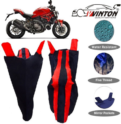 V VINTON Two Wheeler Cover for Ducati(Monster 82, Red)