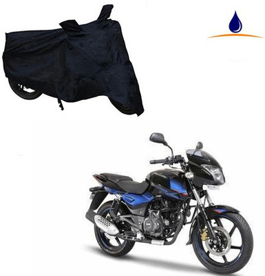 saanvi Waterproof Two Wheeler Cover for Bajaj(Pulsar 150 DTS-i, Black)
