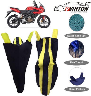 V VINTON Two Wheeler Cover for Bajaj(Pulsar AS 150, Multicolor)