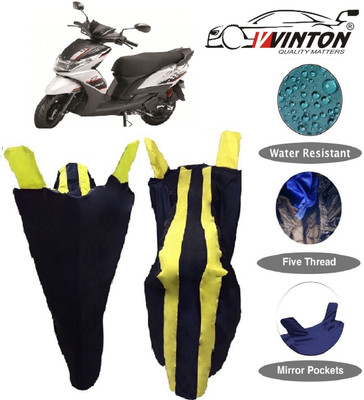 V VINTON Two Wheeler Cover for Yamaha(Ray, Yellow)
