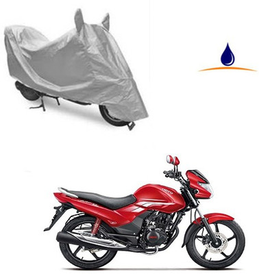 Pecko Two Wheeler Cover for Hero(Achiever, Silver)