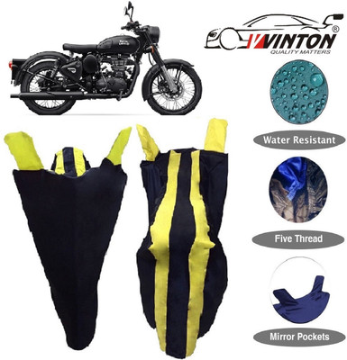 V VINTON Two Wheeler Cover for Royal Enfield(Classic 500, Yellow)