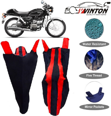 V VINTON Two Wheeler Cover for Hero(Splendor Pro Classic, Red)