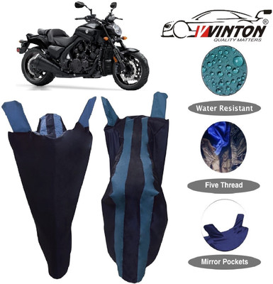 V VINTON Two Wheeler Cover for Yamaha(VMAX, Blue)
