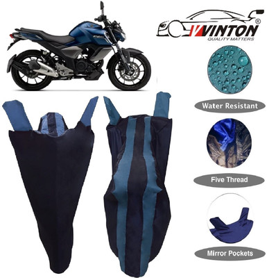 V VINTON Two Wheeler Cover for Yamaha(FZ S V3.0 FI, Blue)