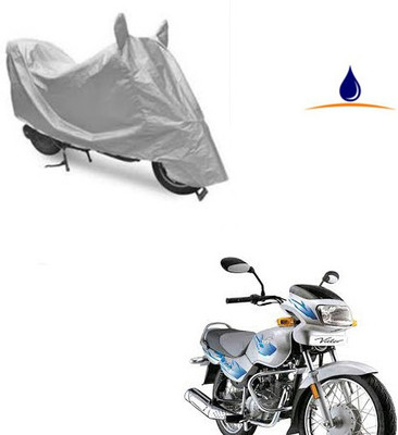 SRENTERPRISES Two Wheeler Cover for TVS(Victor GLX, Silver)