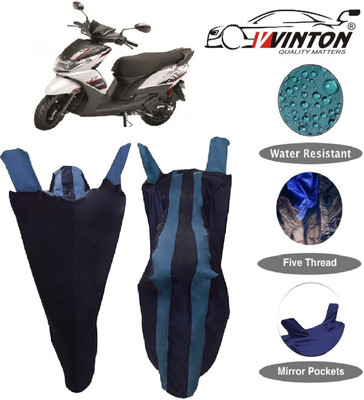 V VINTON Two Wheeler Cover for Yamaha(Ray, Blue)