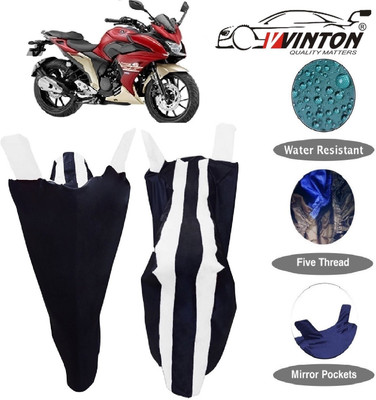 V VINTON Two Wheeler Cover for Yamaha(Fazer 25, White)