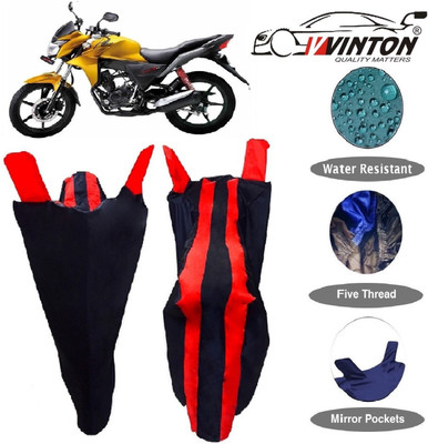 V VINTON Two Wheeler Cover for Honda(CB Twister, Red)
