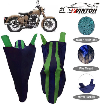 V VINTON Two Wheeler Cover for Royal Enfield(Bullet 500, Multicolor)