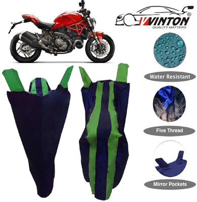V VINTON Two Wheeler Cover for Ducati(Monster 82, Multicolor)