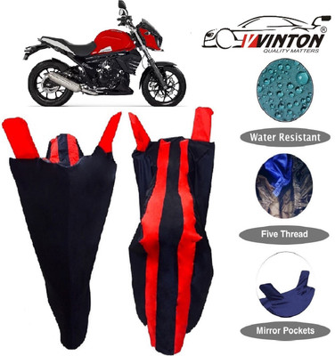 V VINTON Two Wheeler Cover for Mahindra(Mojo, Red)