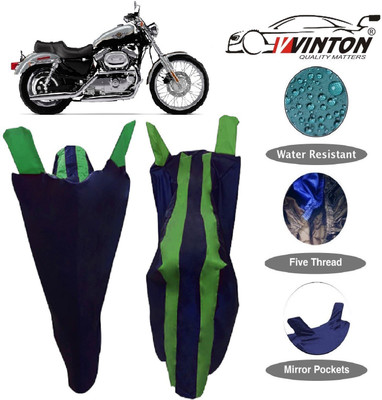 V VINTON Two Wheeler Cover for Harley Davidson(XL 1200, Multicolor)