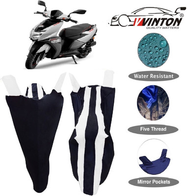 V VINTON Two Wheeler Cover for TVS(Ntorq 125, White)