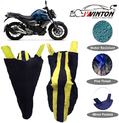 V VINTON Two Wheeler Cover for Yamaha(FZ S V3.0 FI, Yellow)