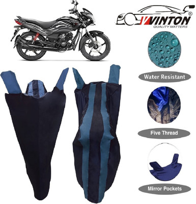 V VINTON Two Wheeler Cover for Hero(Passion Xpro, Blue)