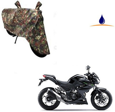 SRENTERPRISES Two Wheeler Cover for Kawasaki(Z250, Multicolor)