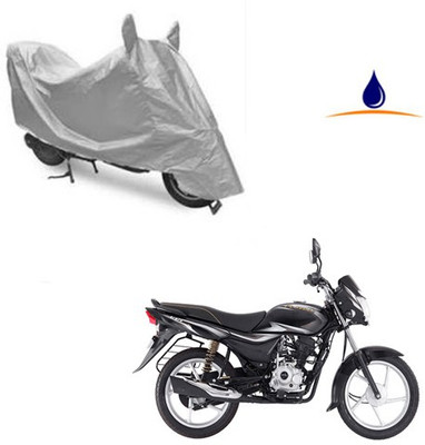 SRENTERPRISES Two Wheeler Cover for Bajaj(Platina 100 DTS-i, Silver)