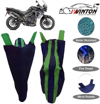 V VINTON Two Wheeler Cover for Triumph(Tiger 800 XR, Green)