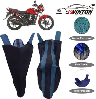 V VINTON Two Wheeler Cover for Suzuki(Sling Shot, Blue)